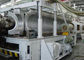 pvc Oluklu Boru Üretim Hattı Çift Vidalı Ekstruder, Plastik Oluklu Boru Yapma Makinesi