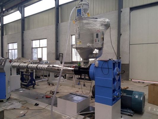 Düşük Gürültü Plastik Boru Ekstrüzyon Hattı / PP PPR Su Borusu Tek Vidalı Ekstruder Makinesi