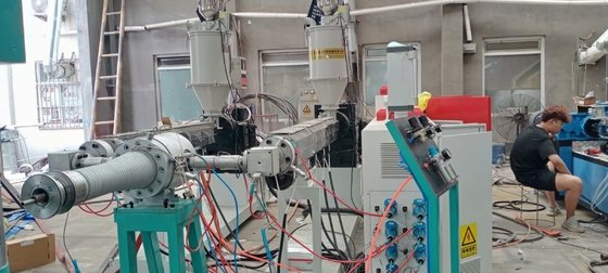 İyi bir fiyat. HPVC Çift Duvar Dwc Boru İmalat Makinası CNC Bitirme çevrimiçi
