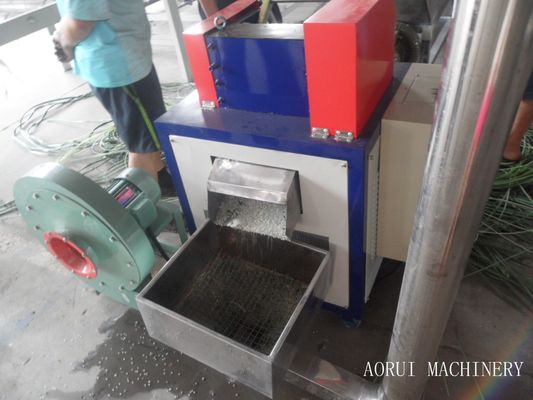 Tek Vidalı SS304 100kg / H Plastik Film Kırma Makinesi