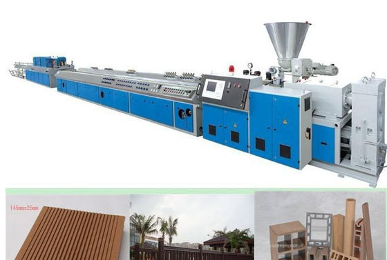İyi bir fiyat. Tam otomatik PVC WPC Plastik Profil Ekstrüzyon Hattı Ahşap Plastik Kompozit Makineleri çevrimiçi