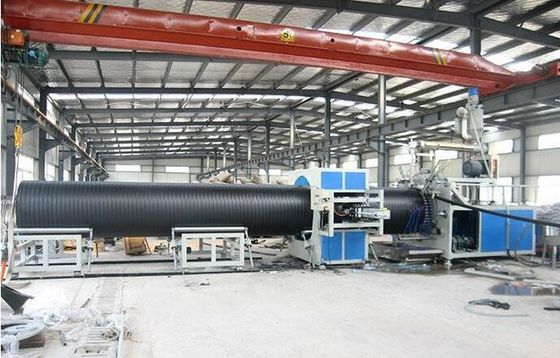 PP / Pe Boru Ekstrüzyon Hattı, Kanalizasyon Arıtma için Sprial Boru Üretim Hattı