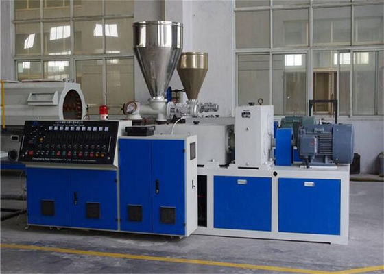 İyi bir fiyat. PVC Boru için Konik Çift Vidalı Ekstruder Plastik Ekstrüzyon Hattı çevrimiçi