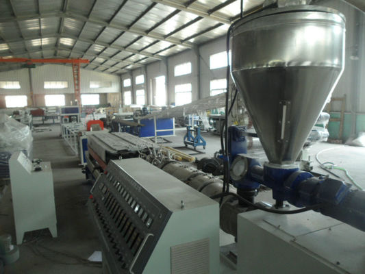 25000N İkiz Vidalı 315mm Plastik PVC Boru Yapma Makinesi