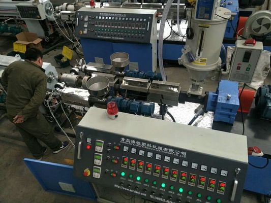 40kg / H Dia 40mm HDPE PPR Plastik Boru Ekstrüzyon Hattı
