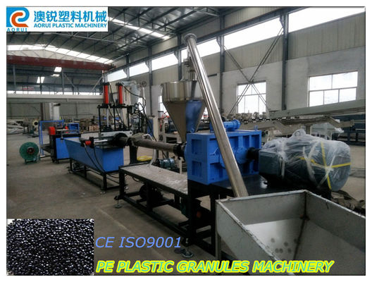 İyi bir fiyat. Tek Vidalı PE / PP Plastik Granül Makinesi / Geri Dönüşüm Plastik Granül Yapma Makinesi çevrimiçi