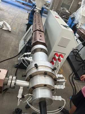 HDPE PE PP PPR Gaz borusu Su borusu Tek vidalı plastik ekstrüder üretim hattı