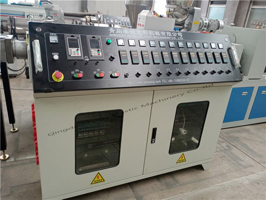 90mm PVC Çift Boru Ekstrüzyon Hattı Tam Otomatik Çıkış Borusu Yapma Makinesi