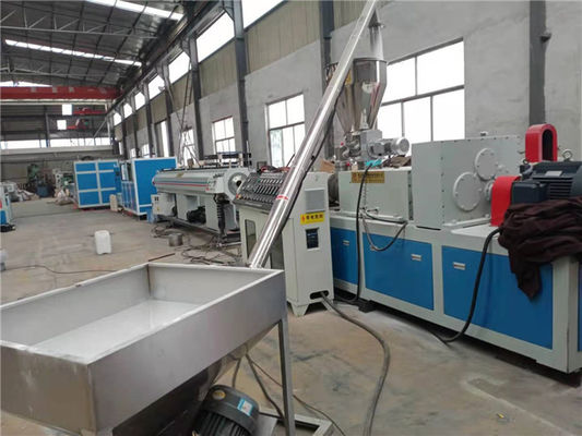 220-420V Kullanılmış Plastik Boru Ekstrüzyon hattı OMRON sıcaklık kontrolörü ile