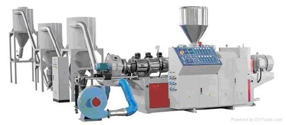 İyi bir fiyat. PVC için Çift Vidalı Sıcak Kesme Plastik Pelet Makinesi 60KW çevrimiçi