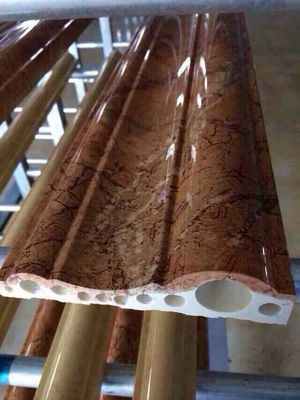 İyi bir fiyat. Dekoratif PVC WPC Mermer Plastik Profil Ekstrüzyon Hattı, Mermer Profil Makinesi çevrimiçi